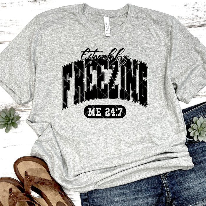 Literally Freezing  DTF Transfer