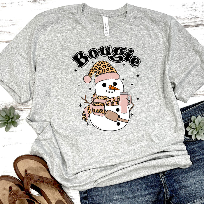 Bougie Snowman DTF Transfer