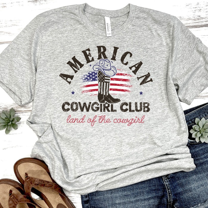American Cowgirl Club DTF Transfer