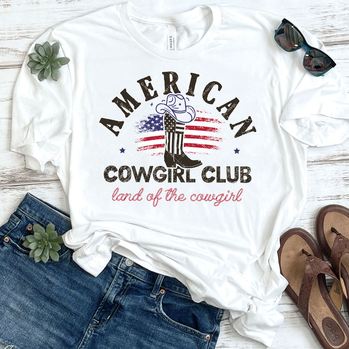American Cowgirl Club DTF Transfer