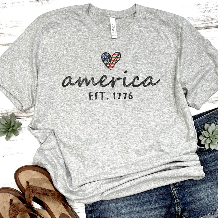 America est. 1776  DTF Transfer