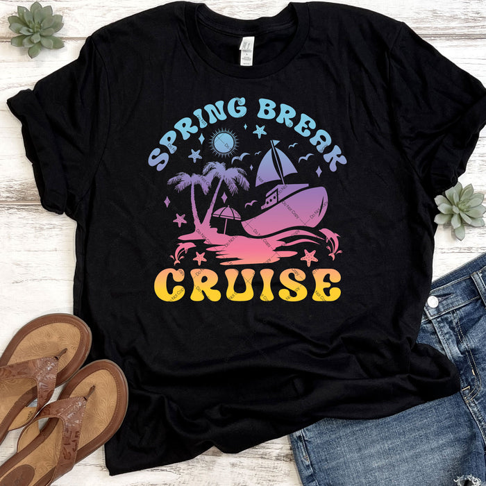 Spring Break Cruise DTF Transfer
