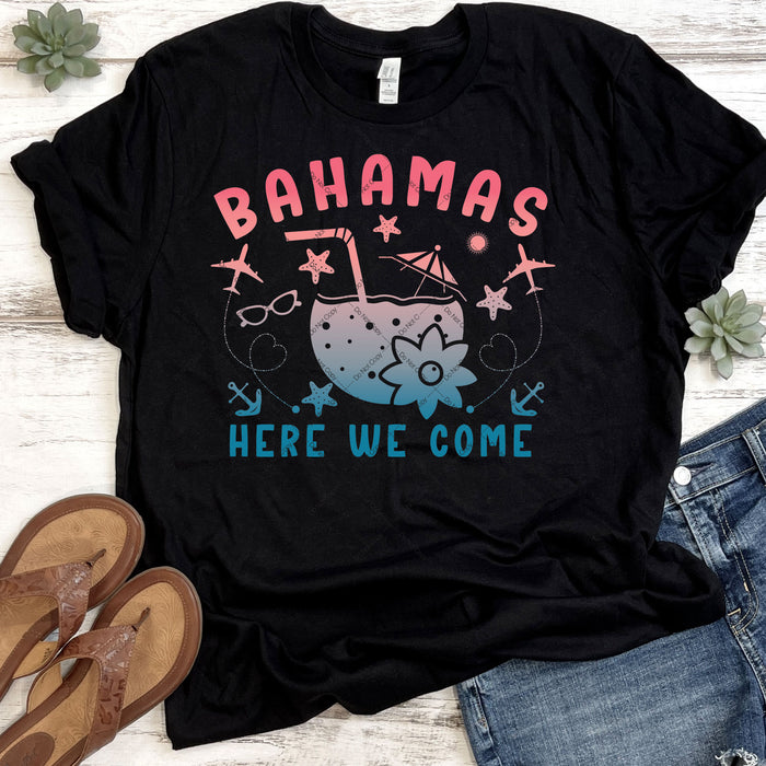 Bahamas Here We Come DTF Transfer