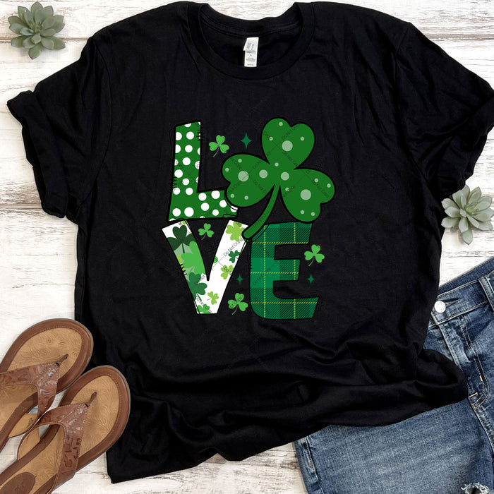 St. Patrick's Day LOVE DTF Transfer