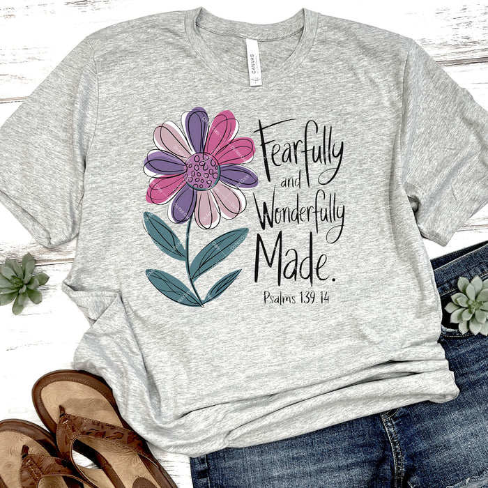 Fearfully And Wonderfully Made DTF Transfer