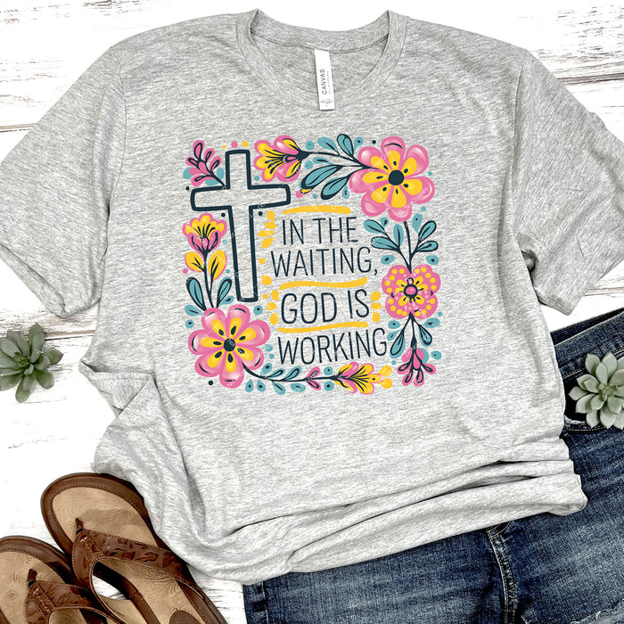 In The Waiting, God Is Working DTF Transfer