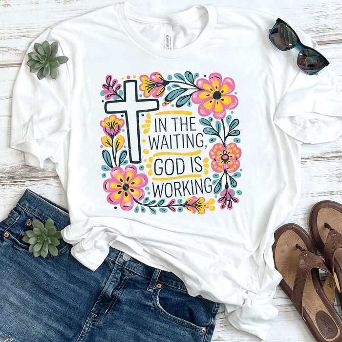 In The Waiting, God Is Working DTF Transfer