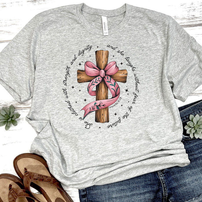 She Is Clothed With Strength And Dignity DTF Transfer