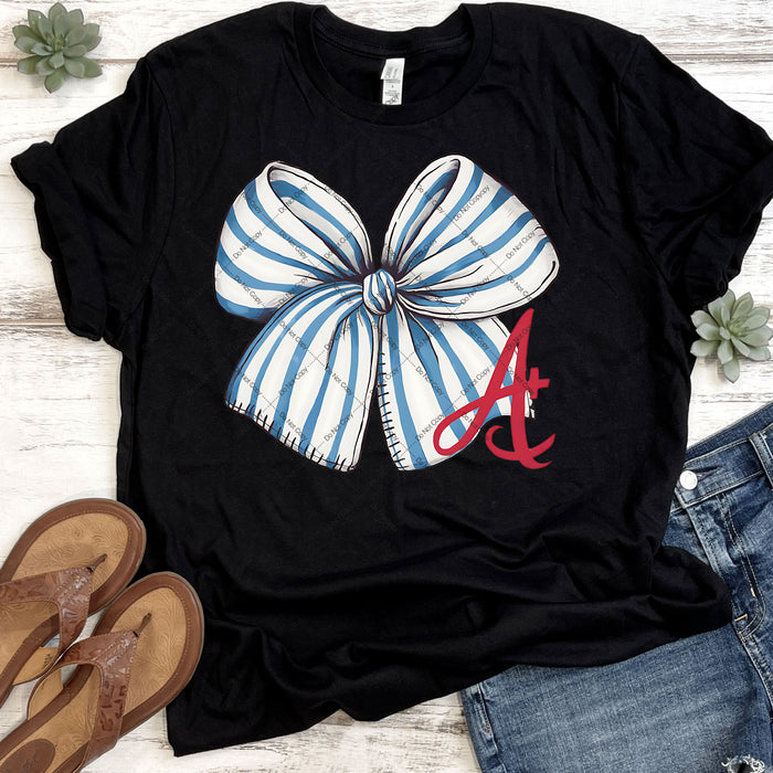 A+ Coquette Teacher Bow DTF Transfer