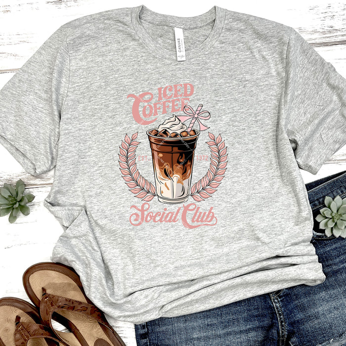 Iced Coffee Social Club DTF Transfer