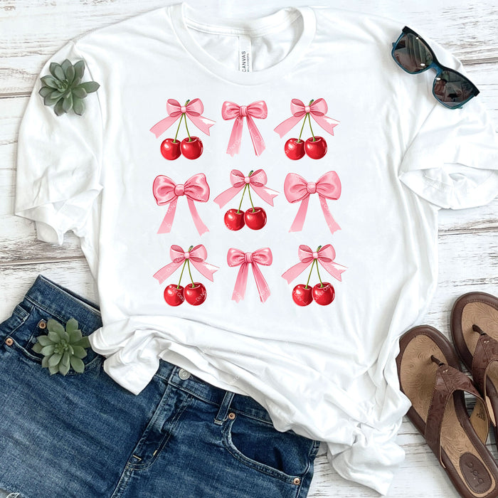 Cherries & Bows DTF Transfer