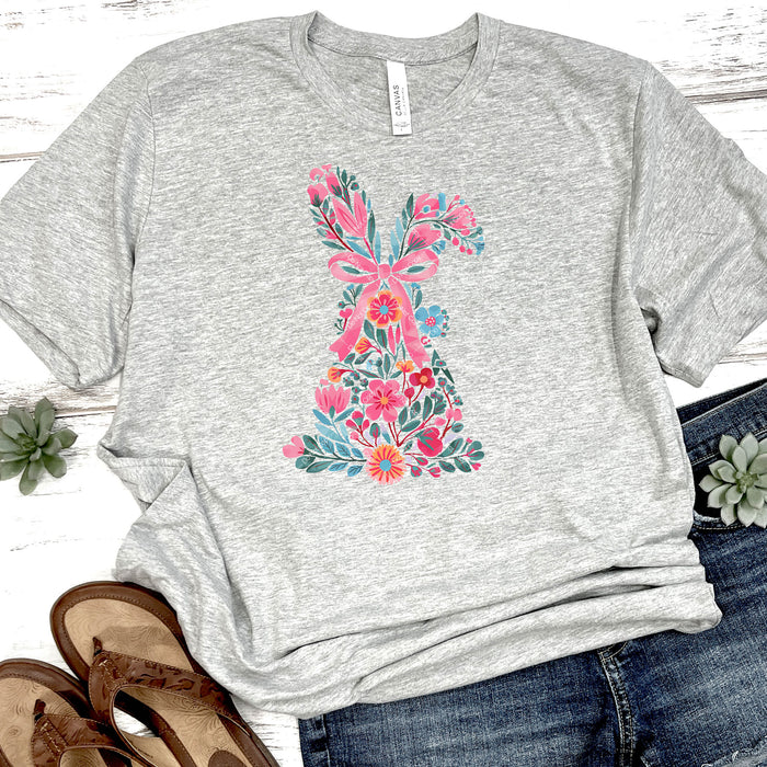 Floral Easter Bunny DTF Transfer