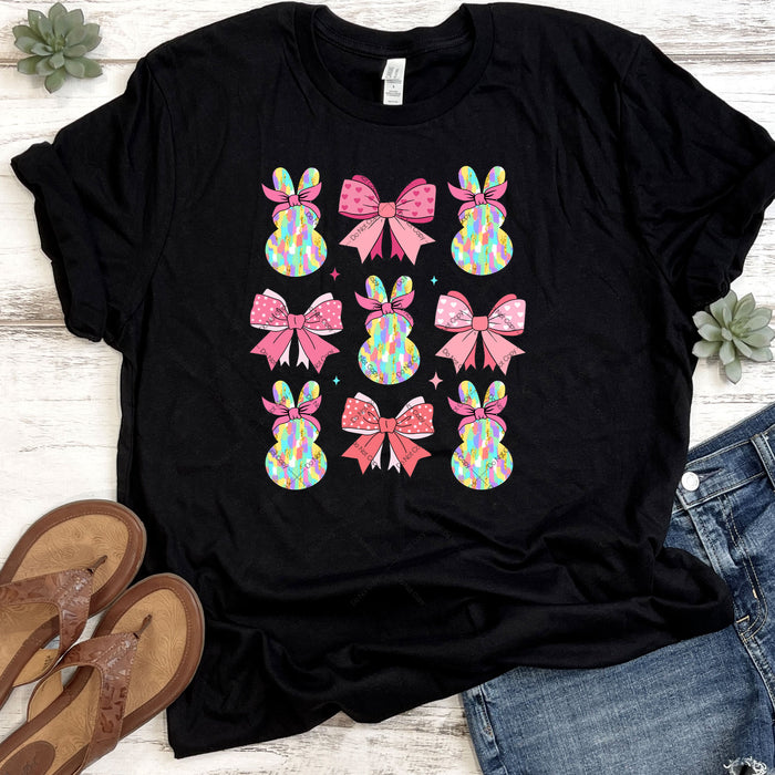 Colorful Peeps & Bows DTF Transfer