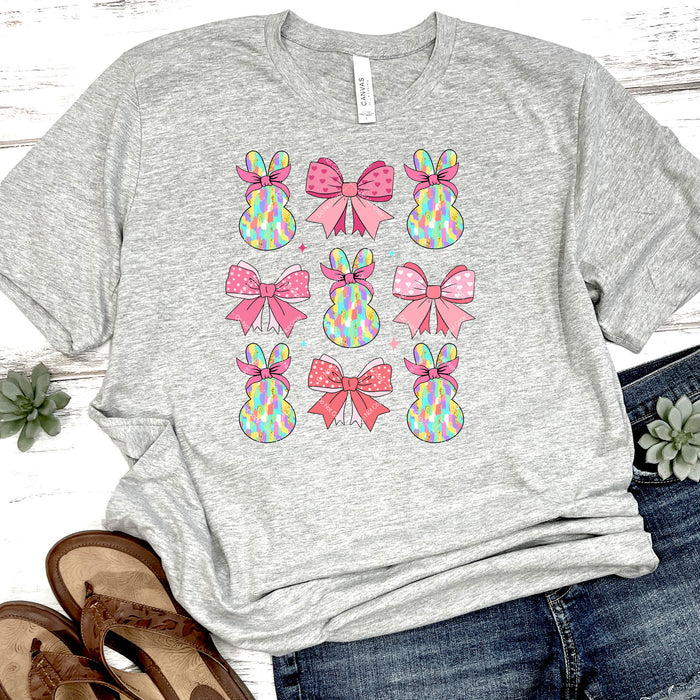 Colorful Peeps & Bows DTF Transfer