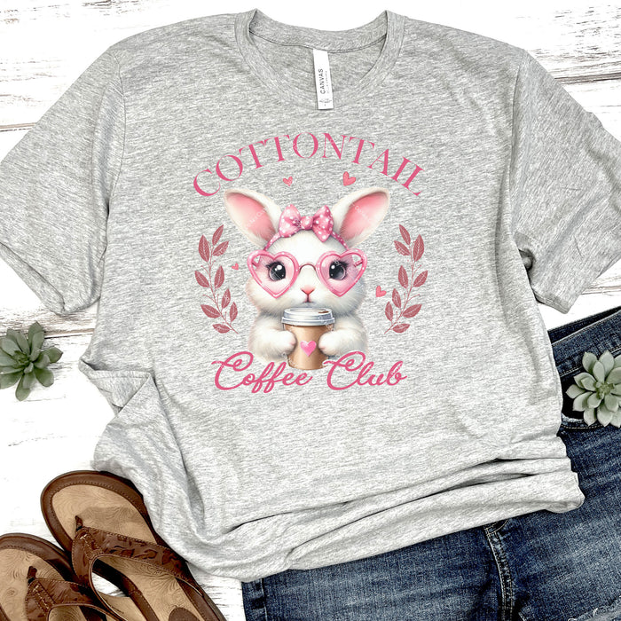 Cottontail Coffee Club DTF Transfer