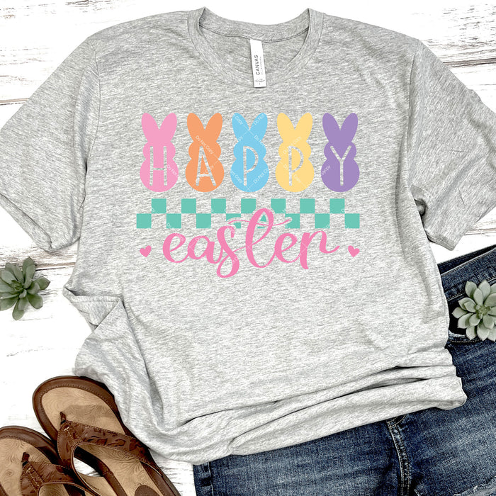 Happy Easter Peeps DTF Transfer