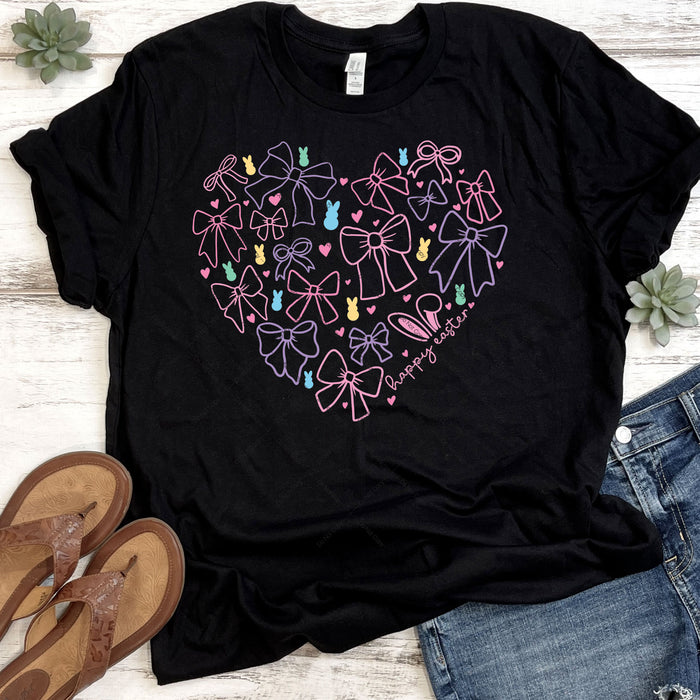 Heart of Easter Bows DTF Transfer