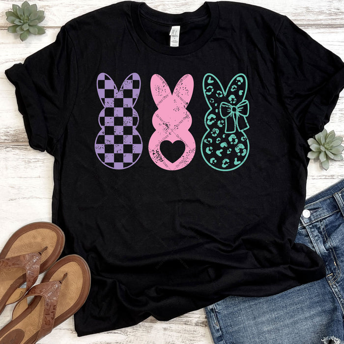 Dapper Easter Bunnies DTF Transfer