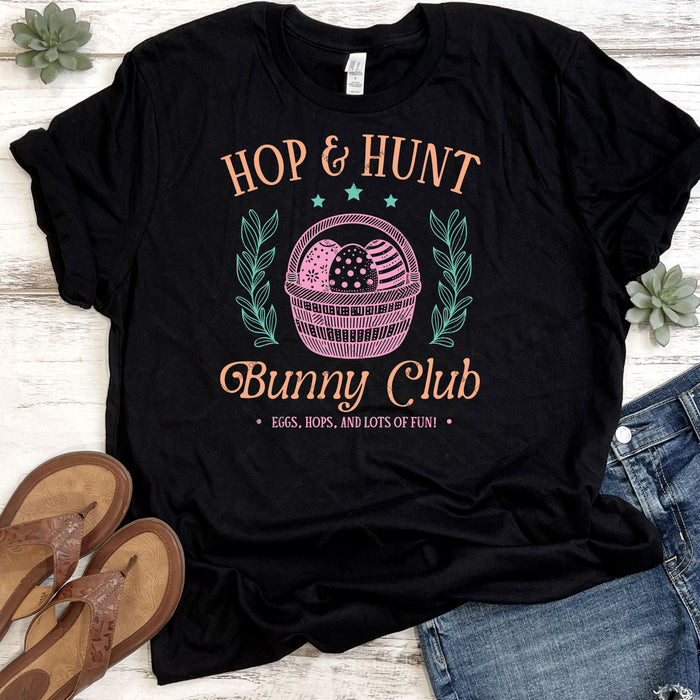 Hop & Hunt Bunny Club DTF Transfer