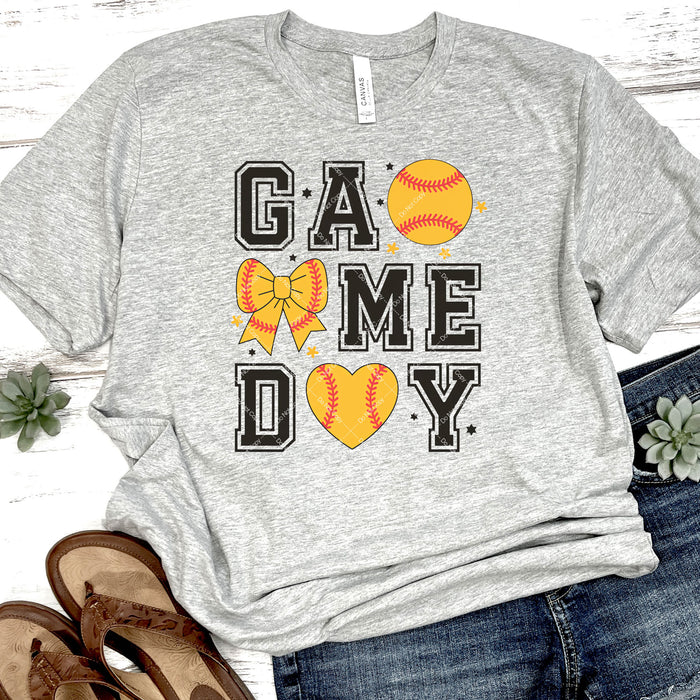 Softball Game Day DTF Transfer