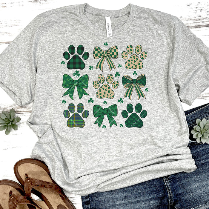 Shamrocks, Paws & Bows DTF Transfer