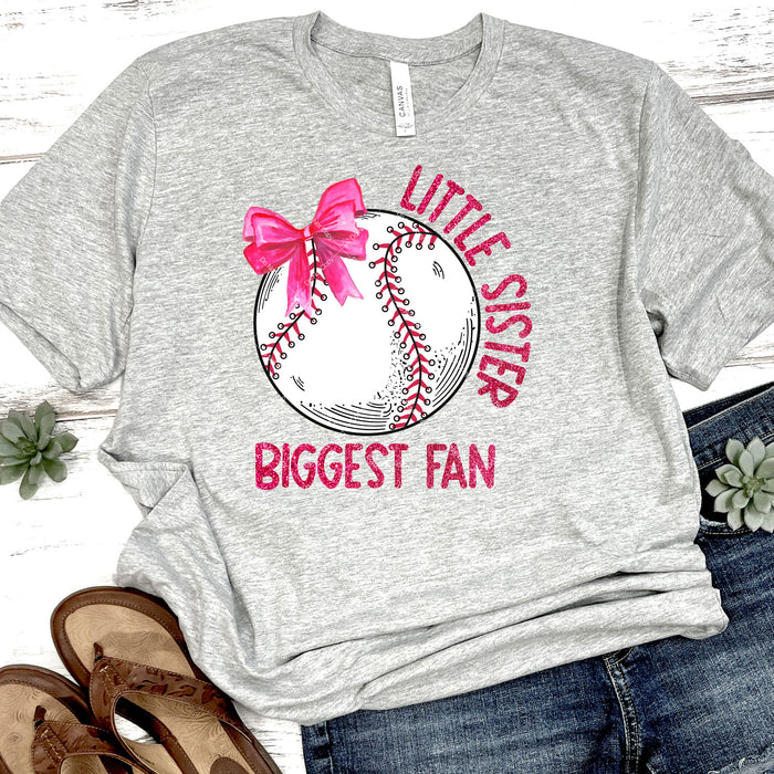 Little Sister Biggest Fan DTF Transfer