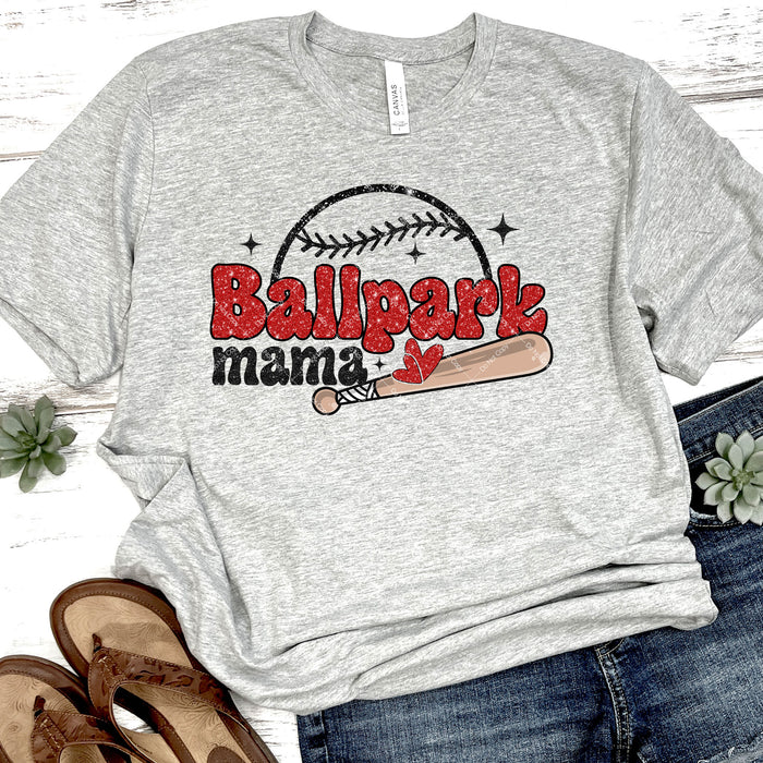 Baseball Mama DTF Transfer