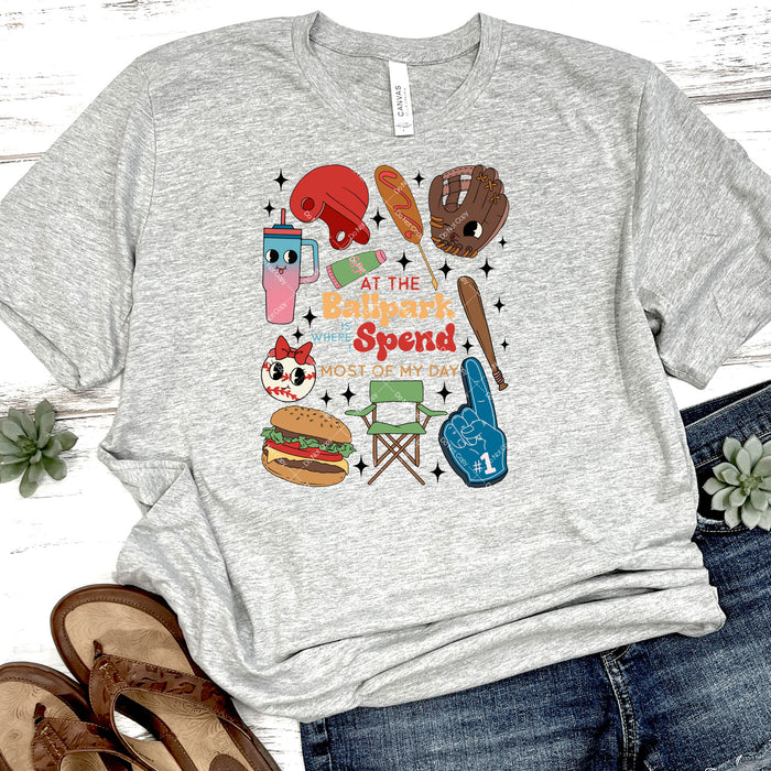 At The Ballpark DTF Transfer