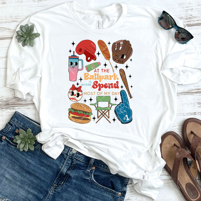 At The Ballpark DTF Transfer