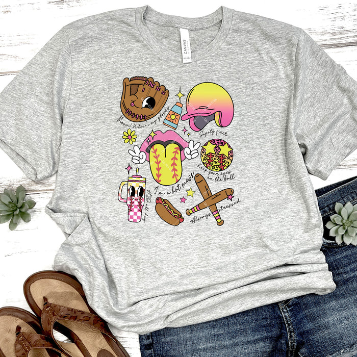 Softball DTF Transfer