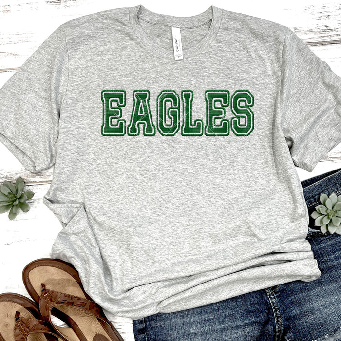 Eagles Faux Embroidery DTF Transfer