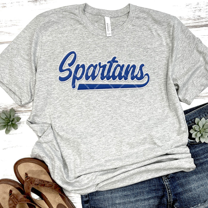 Spartans Faux Embroidery DTF Transfer