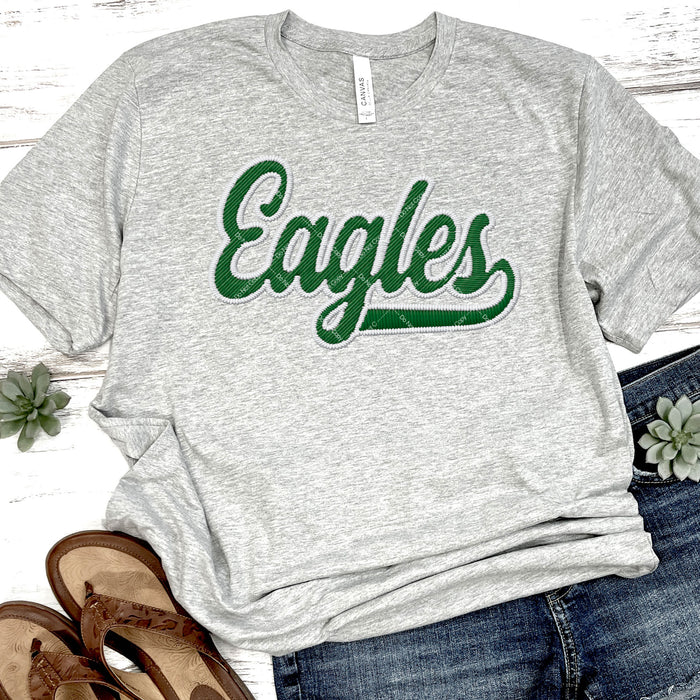 Eagles Faux Embroidery DTF Transfer