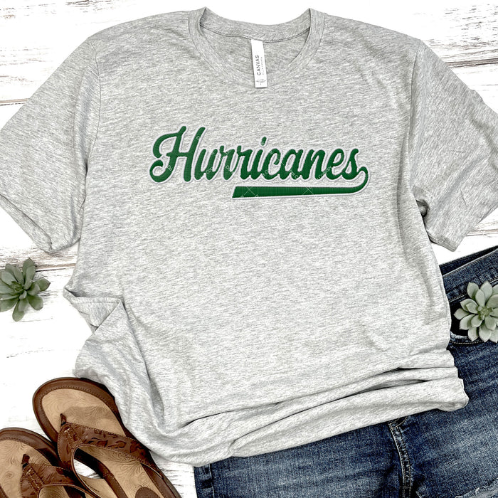 Hurricanes Faux Embroidery DTF Transfer