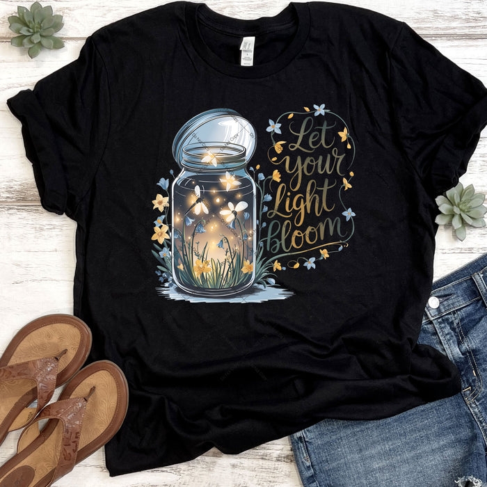 Let Your Light Bloom DTF Transfer