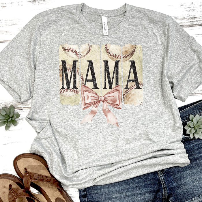 Coquette Baseball Mama DTF Transfer