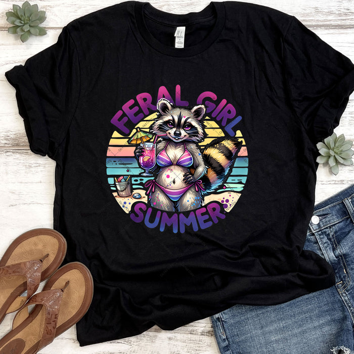 Feral Girl Summer DTF Transfer
