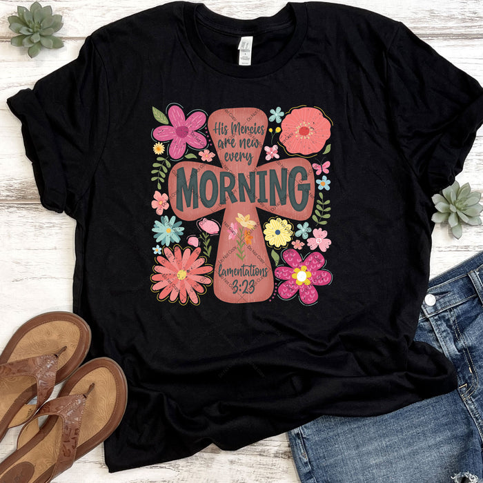 His Mercies Are New Every Morning DTF Transfer