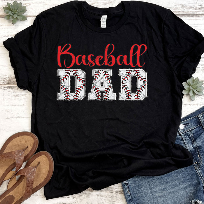 Baseball Dad DTF Transfer