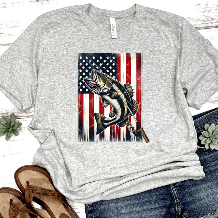 Fishing America DTF Transfer