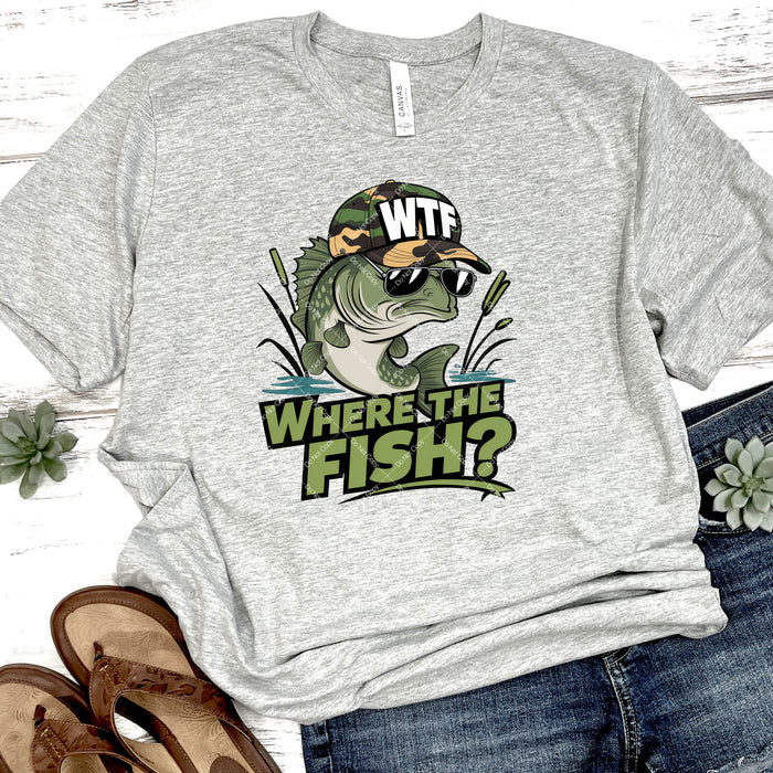 WTF Where The Fish? DTF Transfer