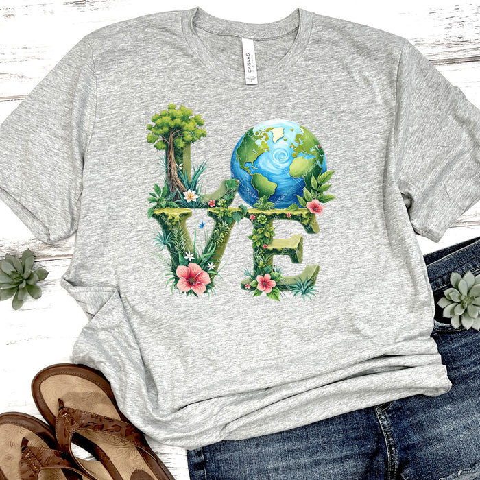 LOVE Mother Earth DTF Transfer