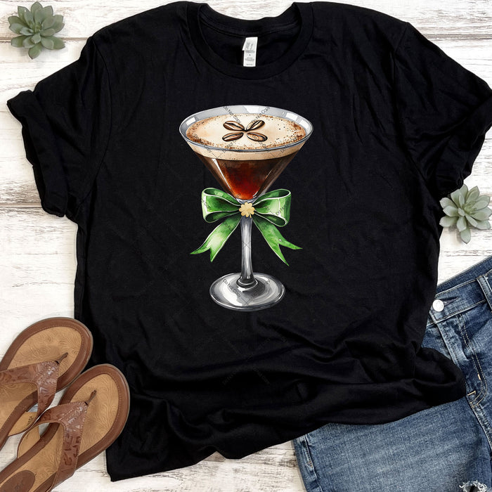 Irish Coffee Martini DTF Transfer