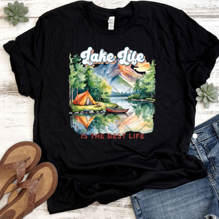 Lake Life Is The Best Life DTF Transfer