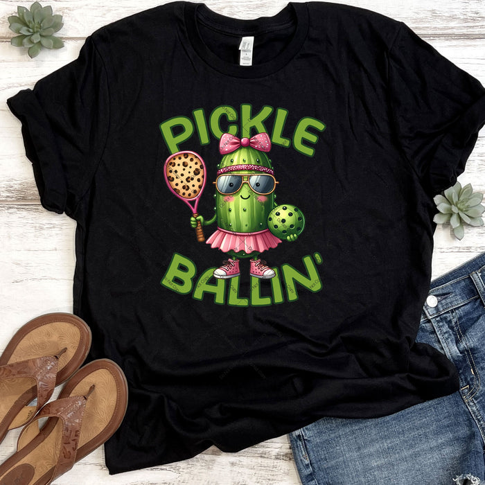 Pickle Ballin' DTF Transfer