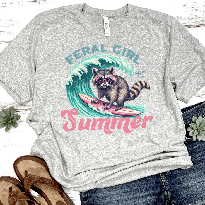 Feral Girl Summer DTF Transfer