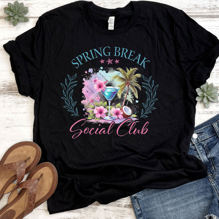 Spring Break Social Club DTF Transfer