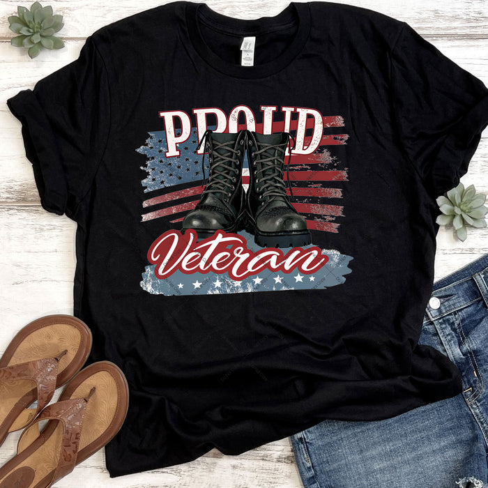 Proud Veteran DTF Transfer