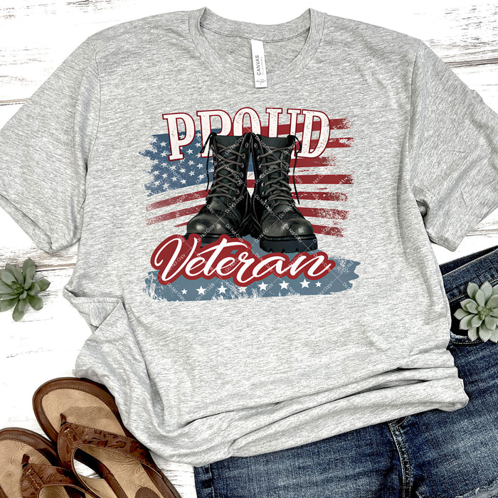 Proud Veteran DTF Transfer