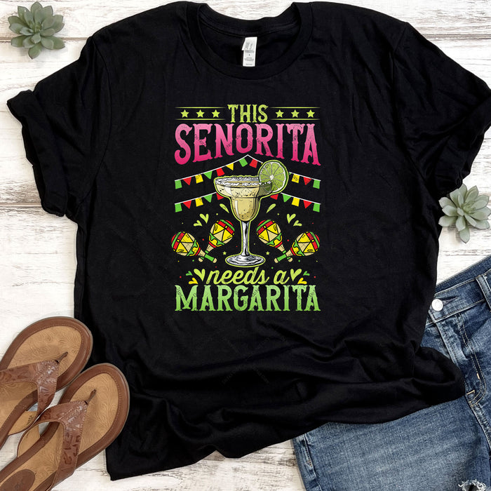 This Señorita Needs A Margarita DTF Transfer